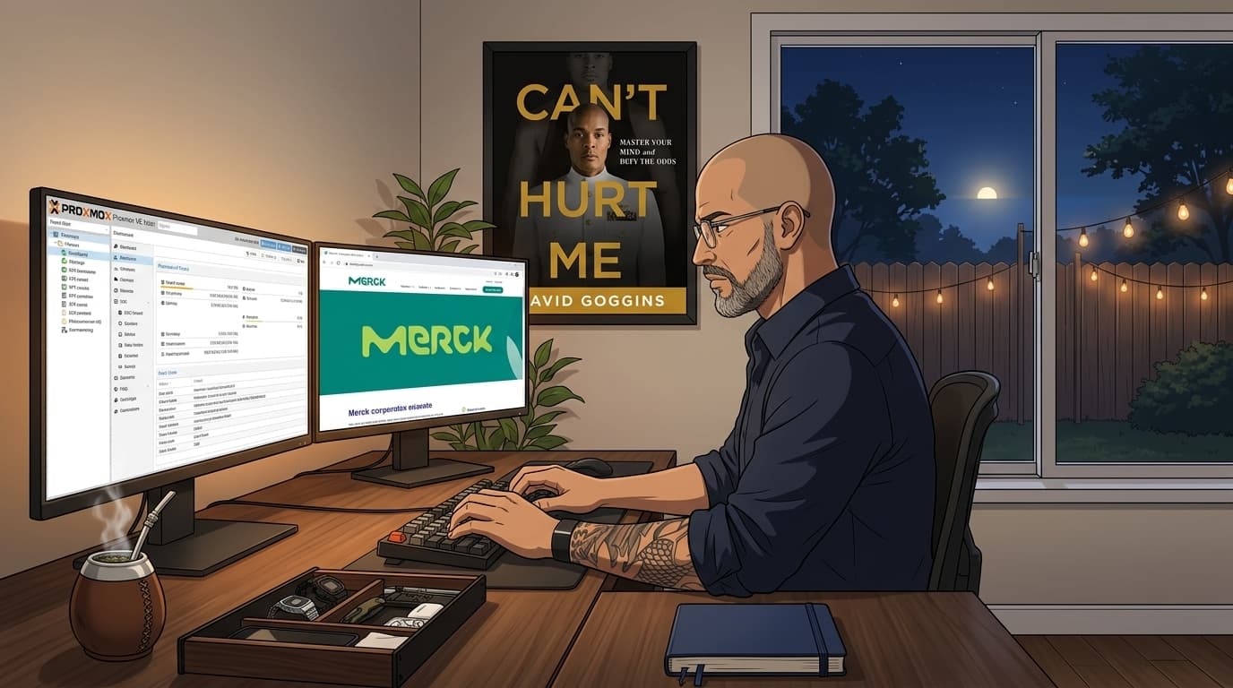 Joaquin at his workstation